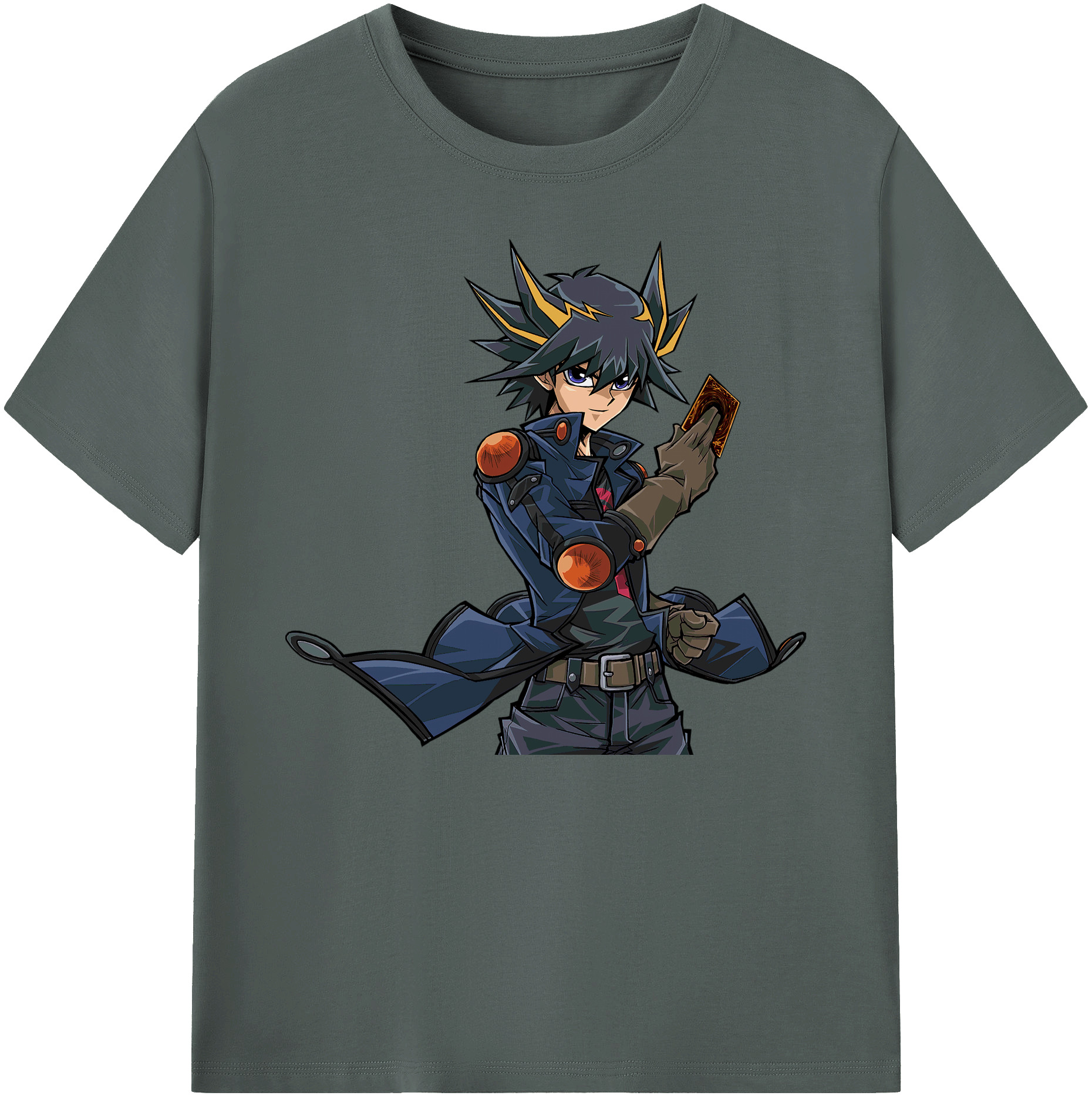 （画像用） 遊☆戯☆王 Yu-Gi-Oh! 綿100％ メンズ半袖Tシャツ｜肌触りやわらか＆通気性